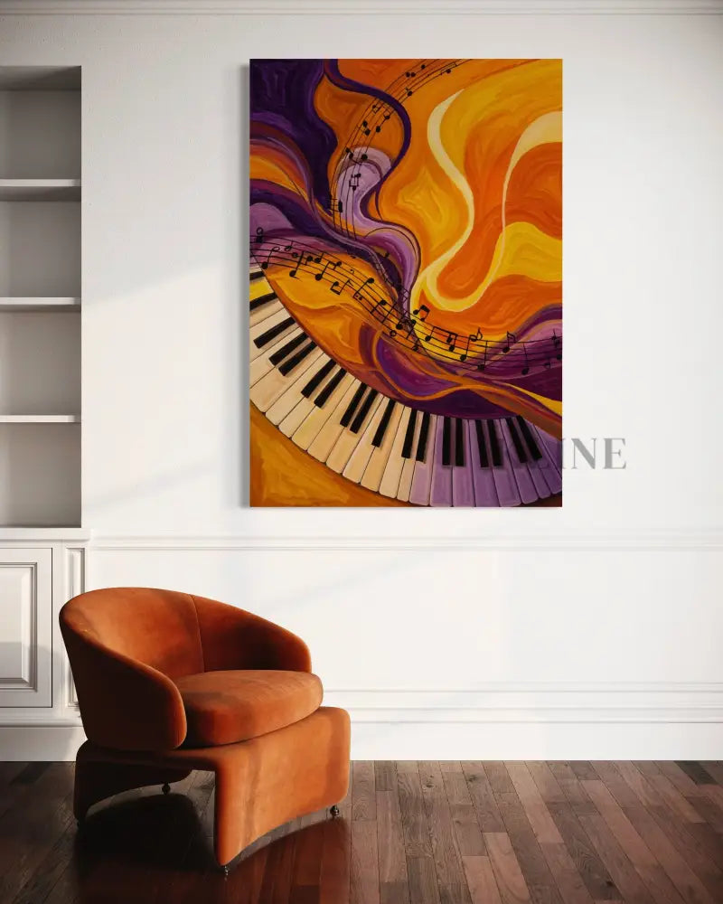 Symphony of Swirls - Hand Painting