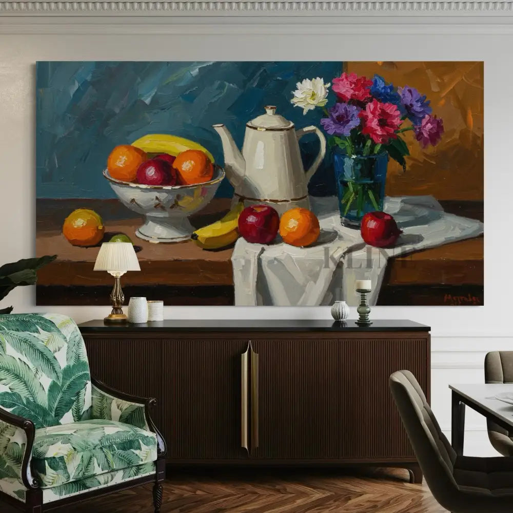 Teatime Stillness - Hand Painting