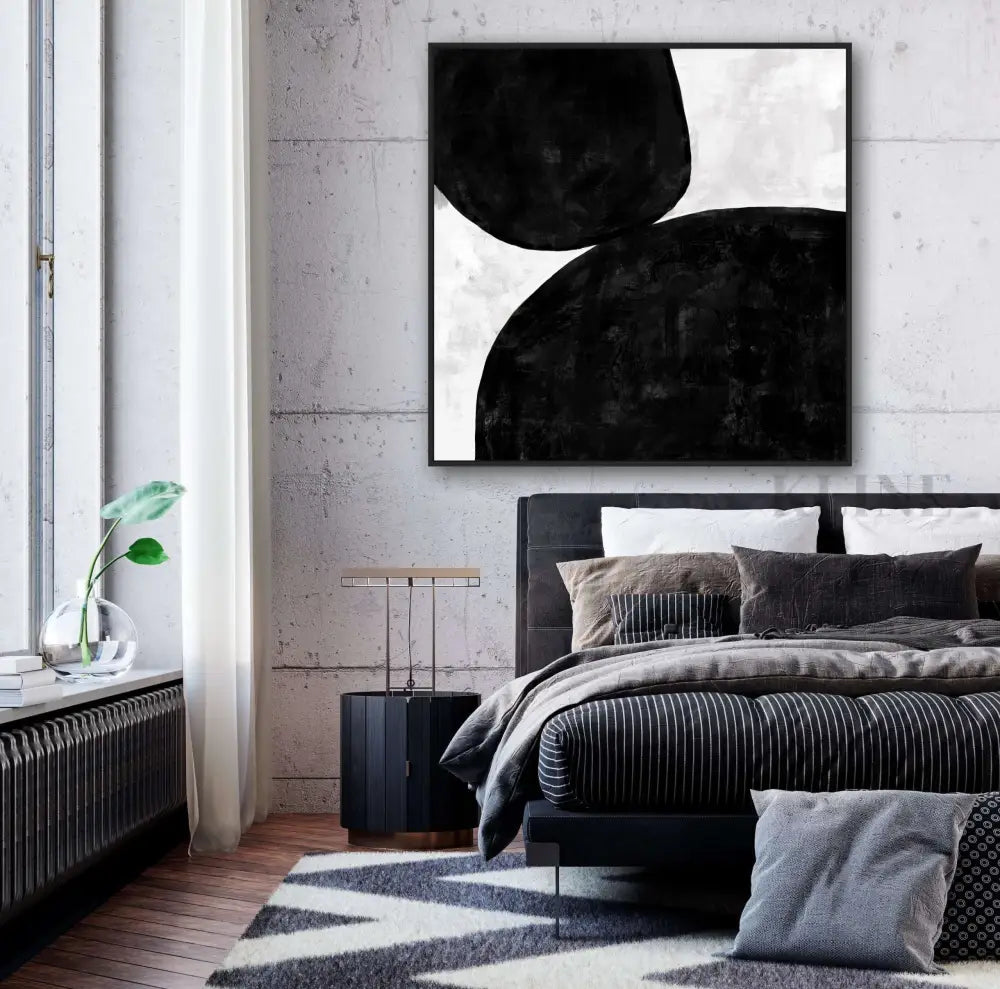 The Black Kiss - Hand Painting