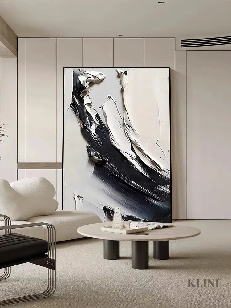 The Dark and Textured - Hand Painting