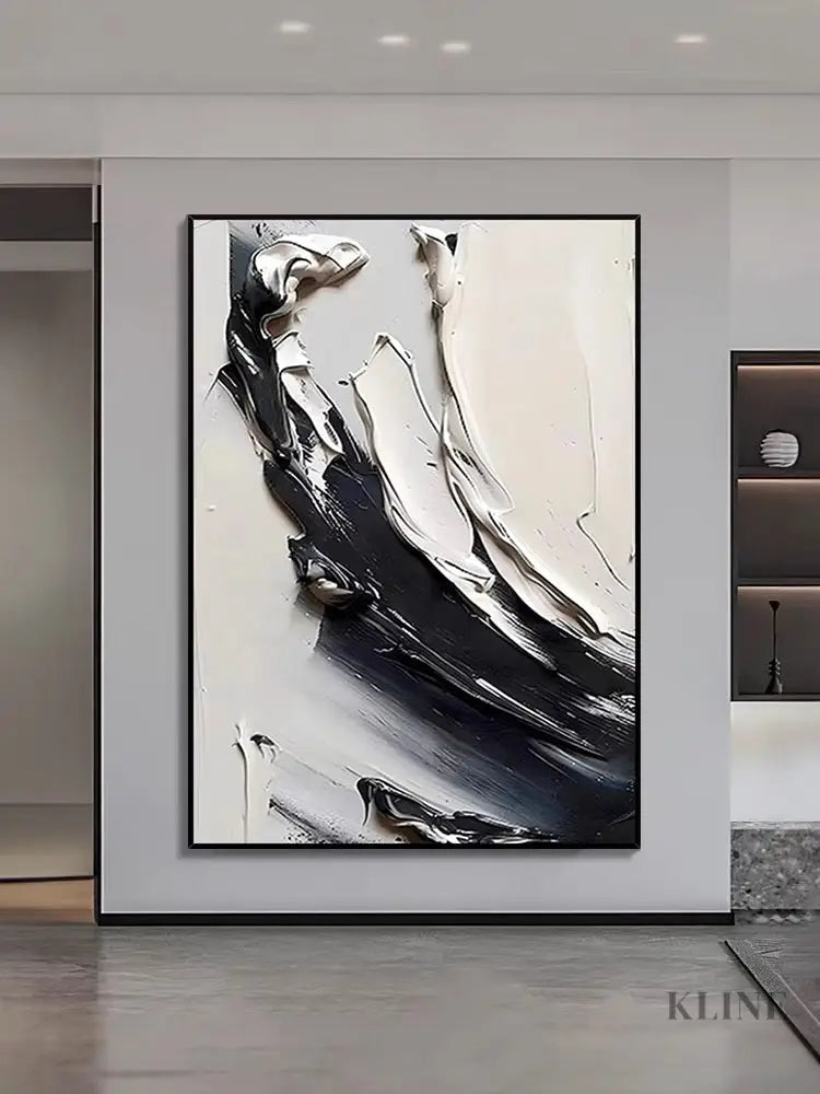 The Dark and Textured - Hand Painting