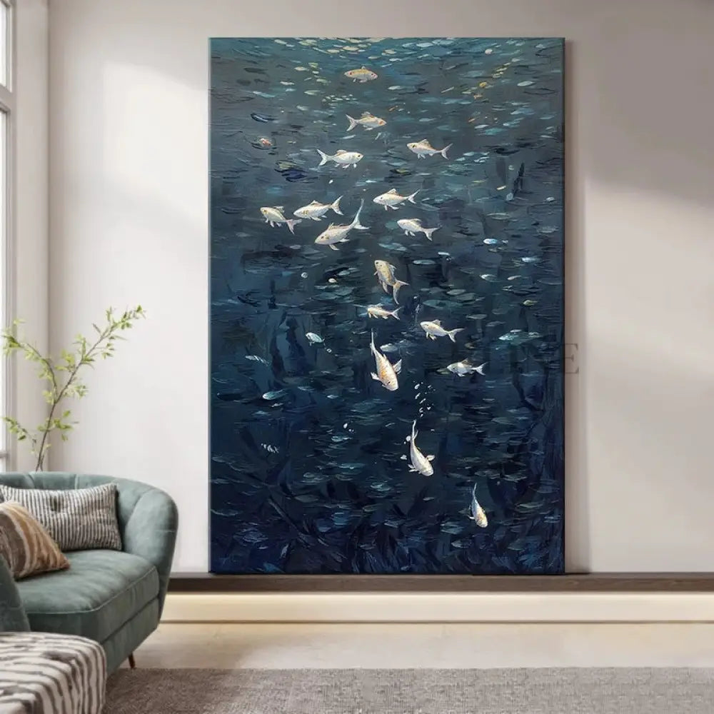 The Depth of Stillness - Hand Painting