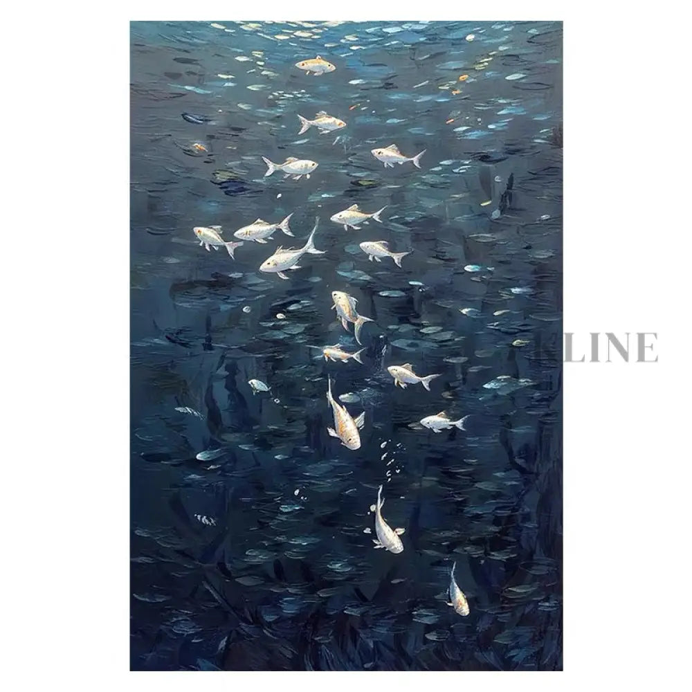 The Depth of Stillness - Hand Painting