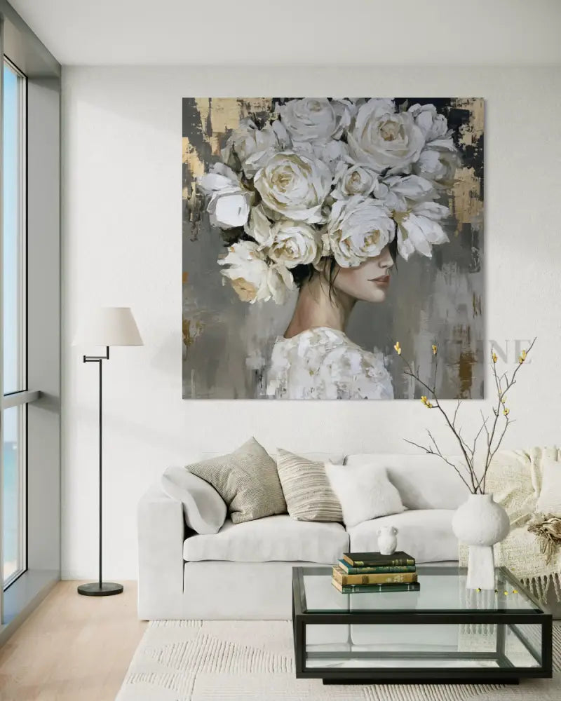 The Floral Muse - Hand Painting