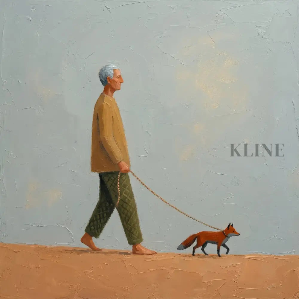 The Fox Walker - Hand Painting