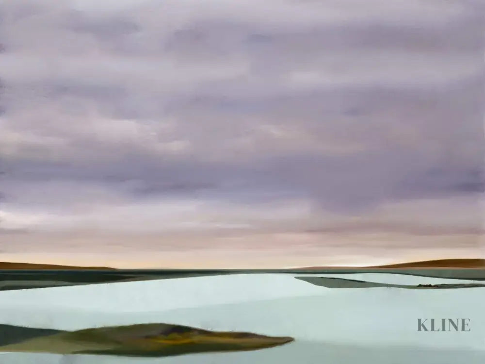 The Lake - Hand Painting