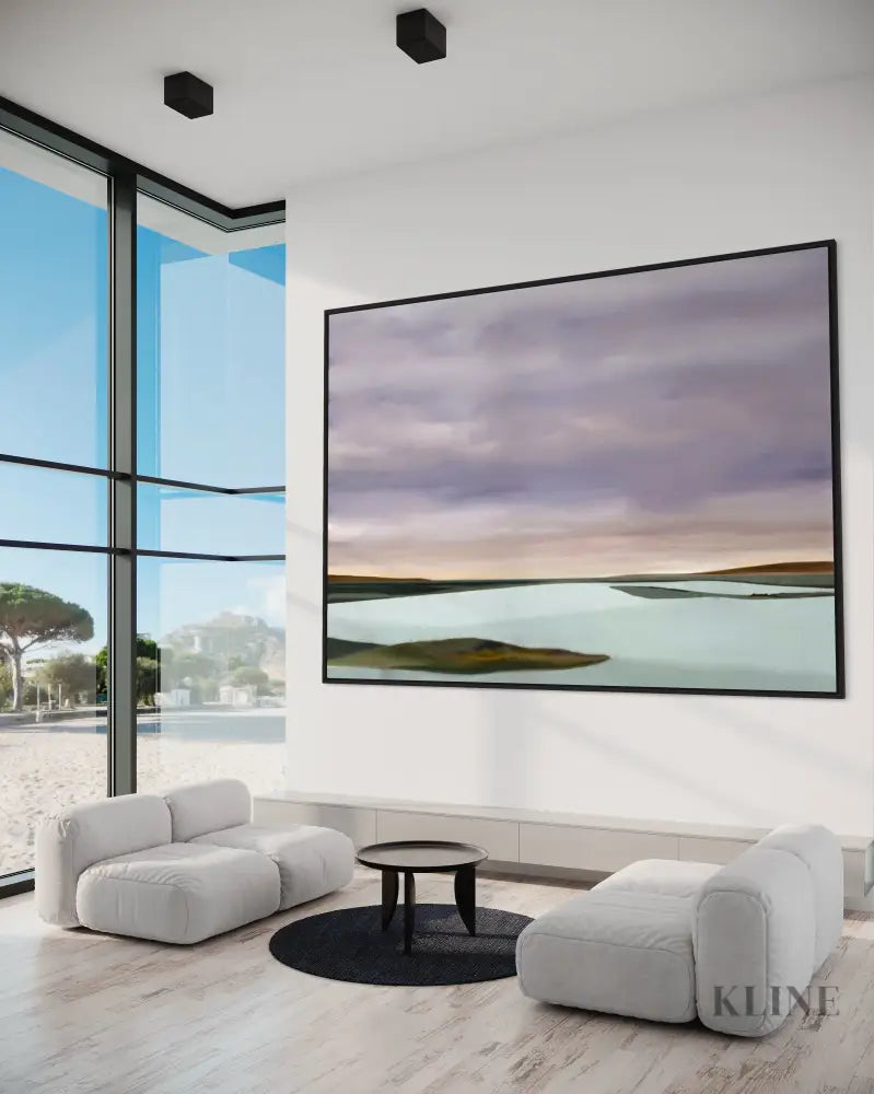 The Lake - Hand Painting