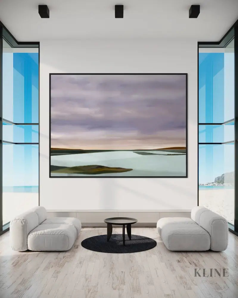 The Lake - Hand Painting