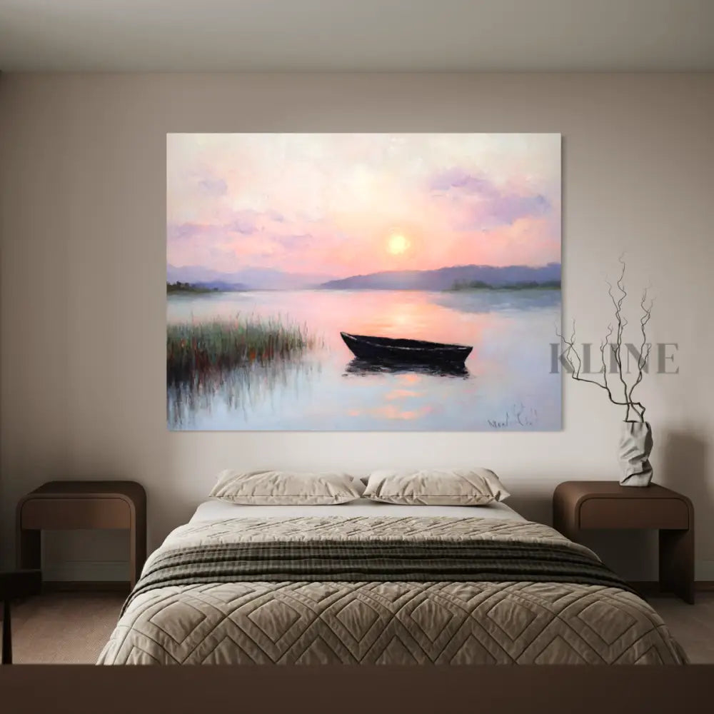 The Last Glow of Day - Hand Painting