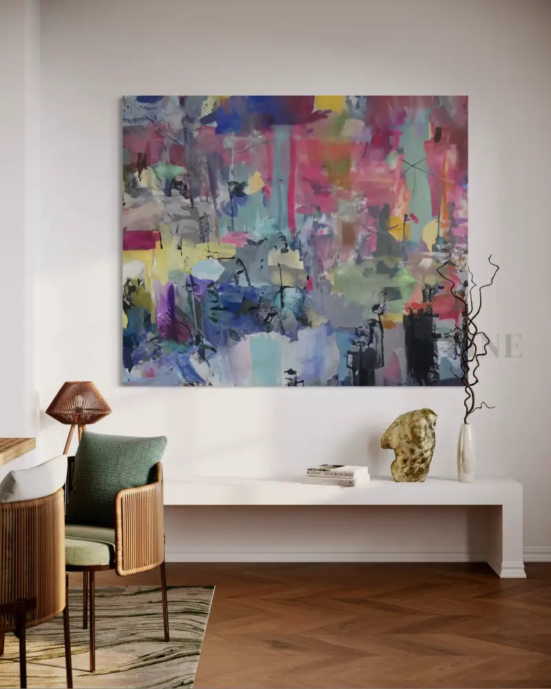 The Noise Between Thoughts - Hand Painting