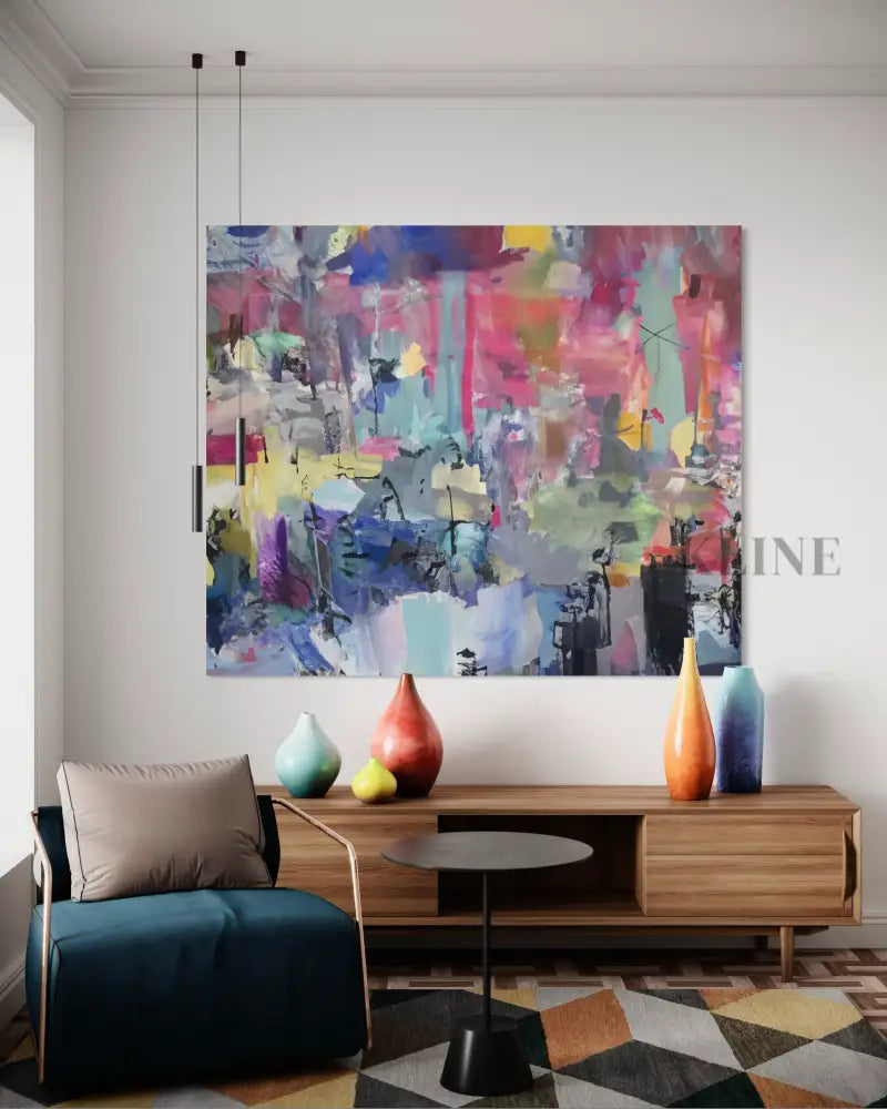 The Noise Between Thoughts - Hand Painting