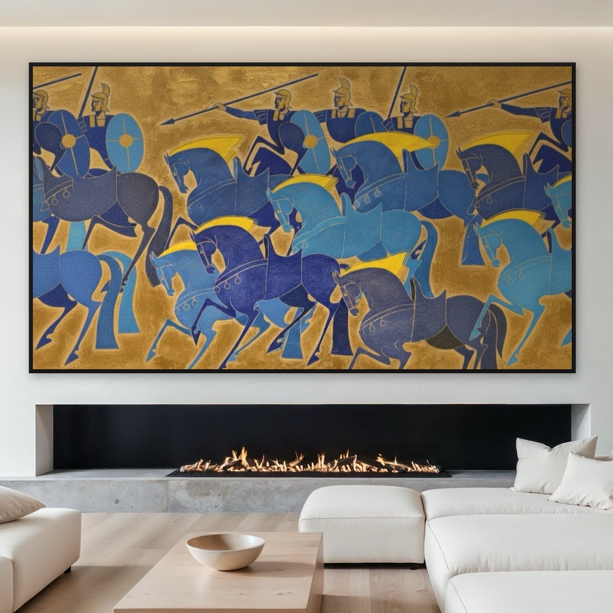 The Roman Charge - Hand Painting