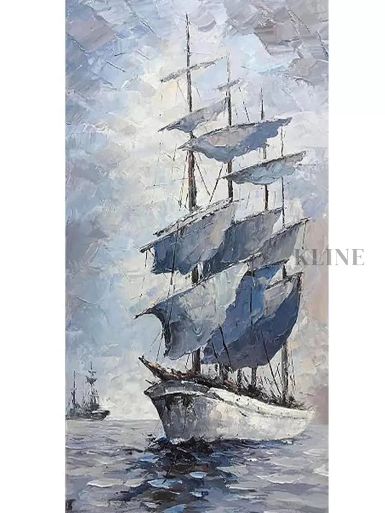 The Sea Calls My Name - Hand Painting