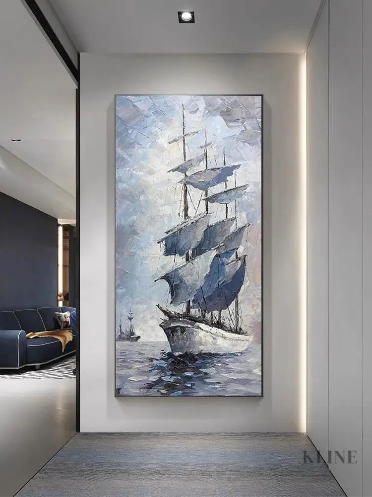 The Sea Calls My Name - Hand Painting