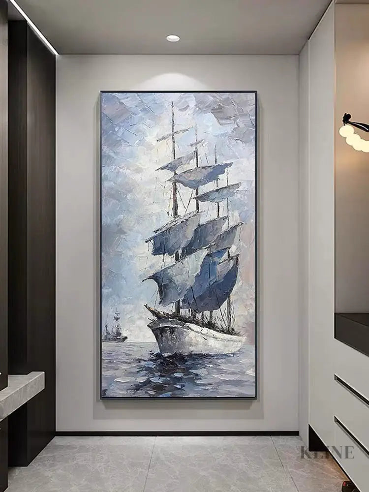 The Sea Calls My Name - Hand Painting