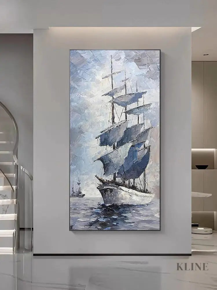 The Sea Calls My Name - Hand Painting