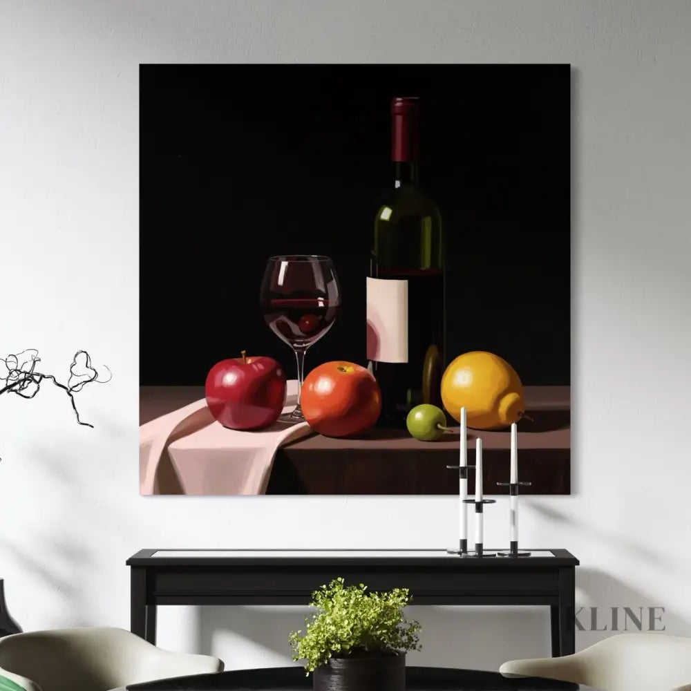 The Sommelier’s Pause - Hand Painting