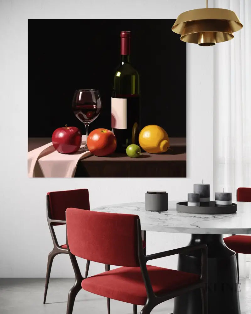 The Sommelier’s Pause - Hand Painting