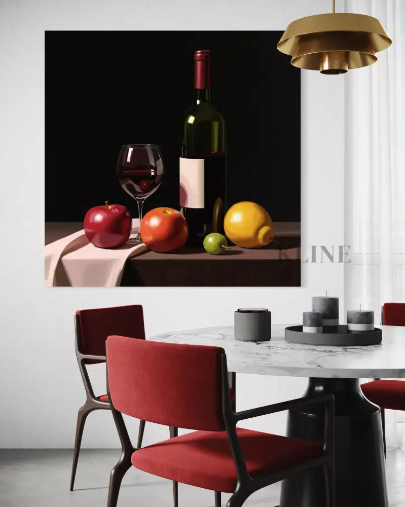 The Sommelier’s Pause - Hand Painting