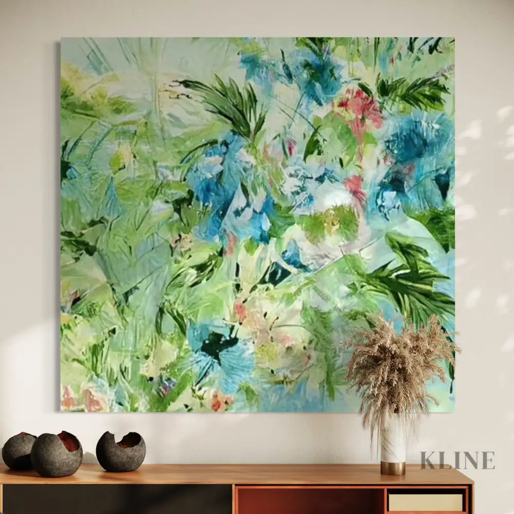 The Unfurling Garden - Hand Painting