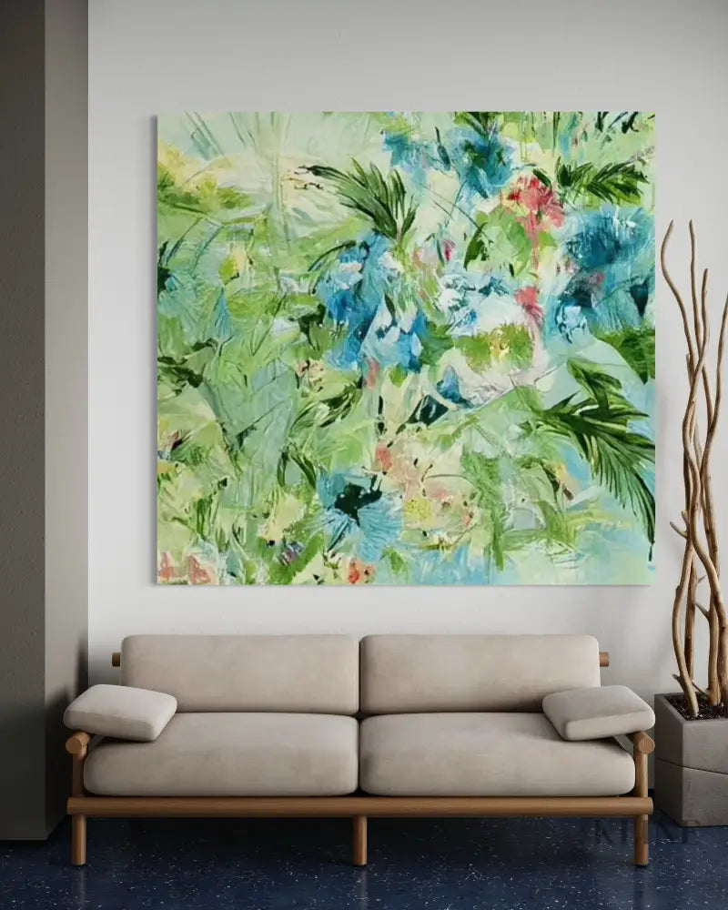 The Unfurling Garden - Hand Painting