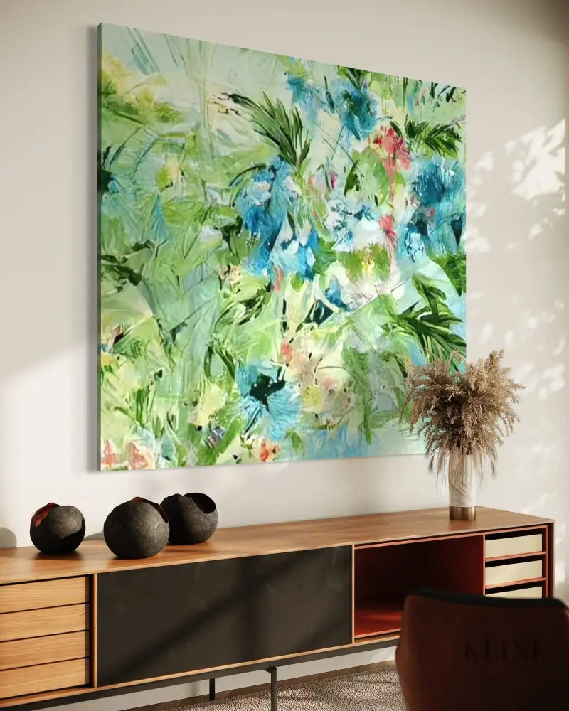 The Unfurling Garden - Hand Painting