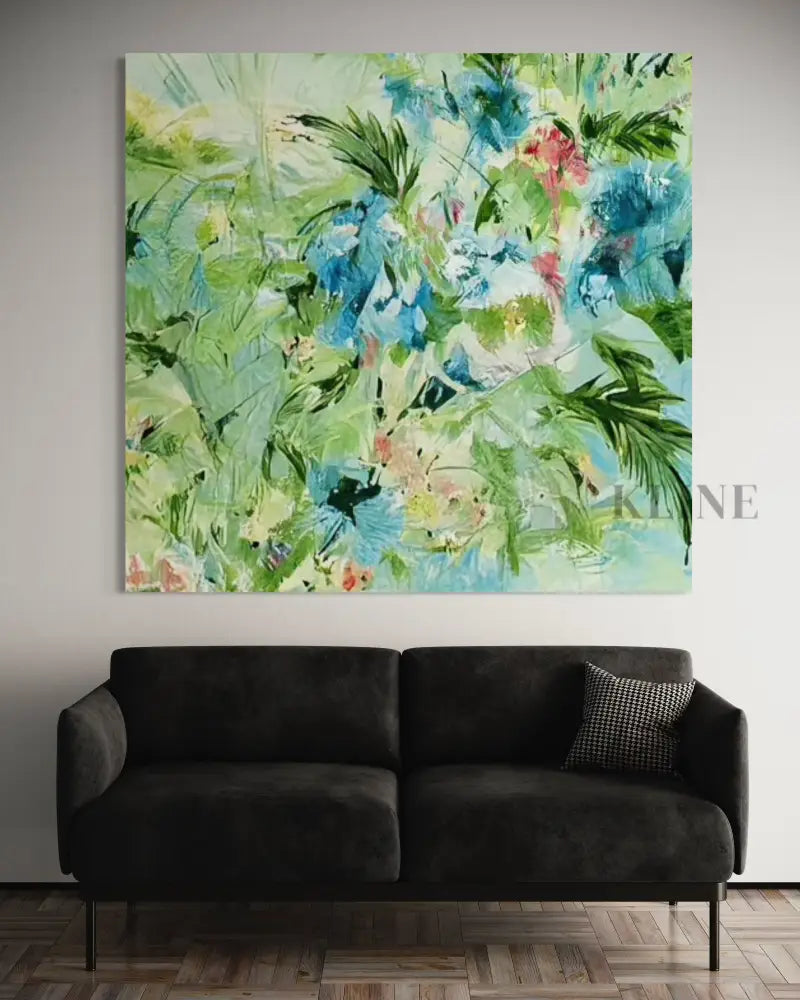 The Unfurling Garden - Hand Painting