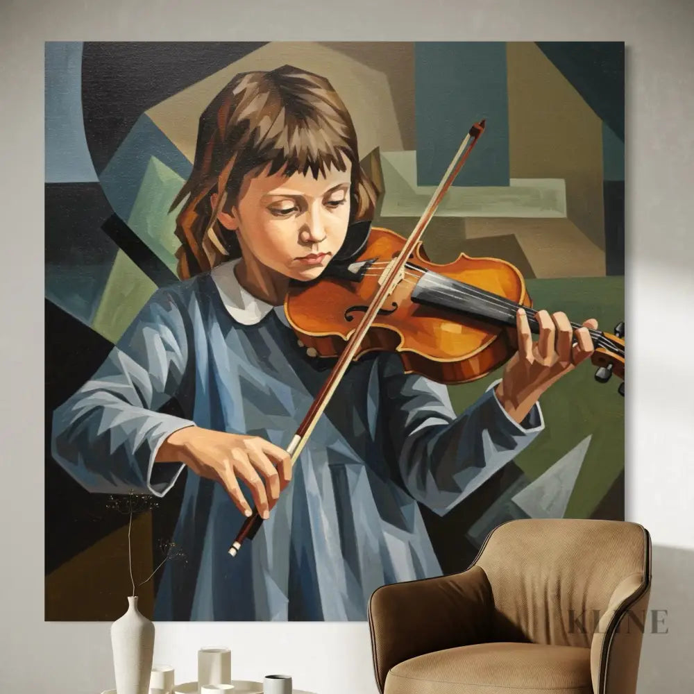 The Young Virtuoso - Hand Painting