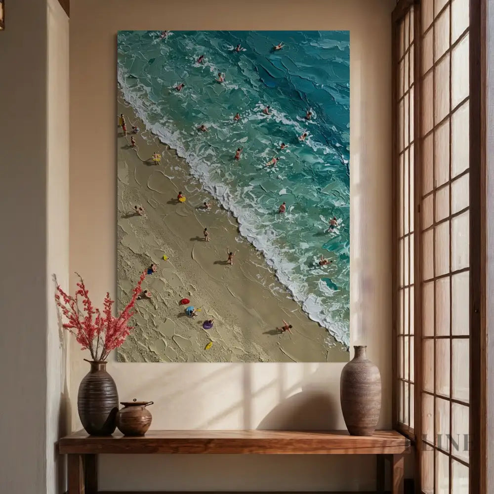 Tides of Happiness - Hand Painting
