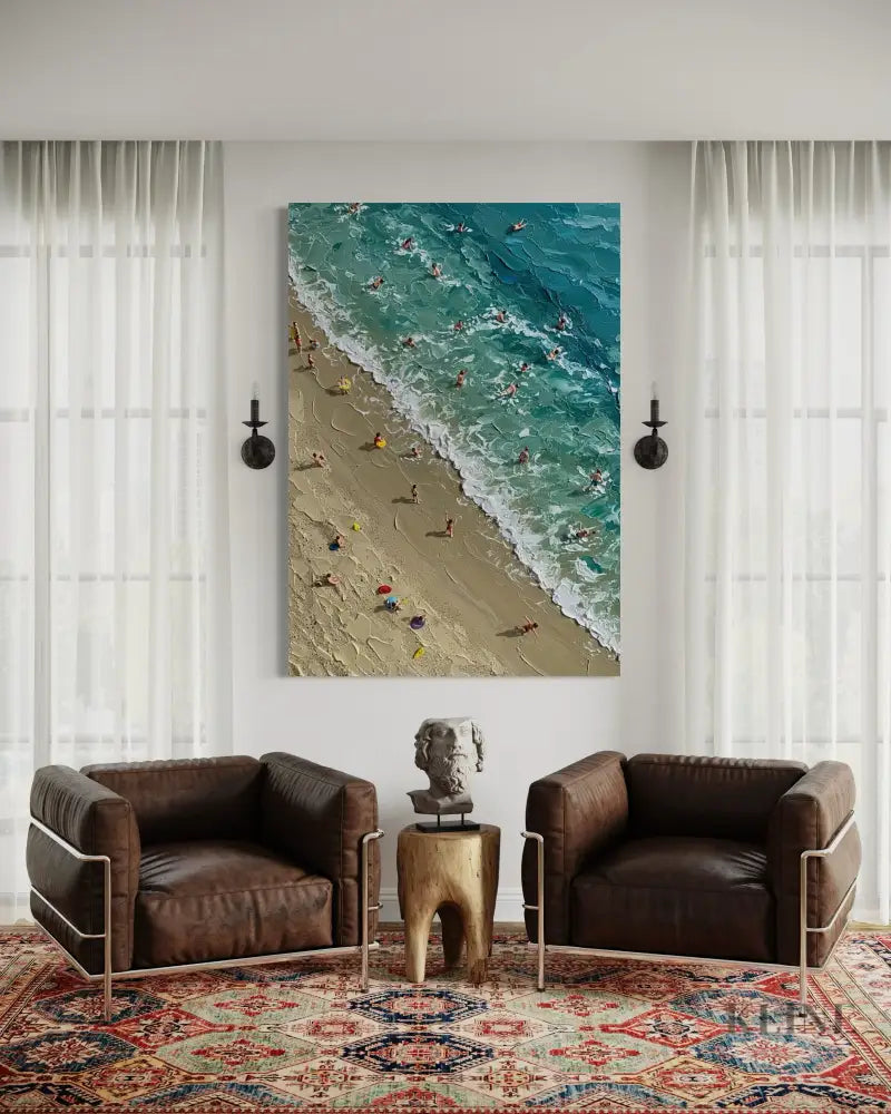 Tides of Happiness - Hand Painting