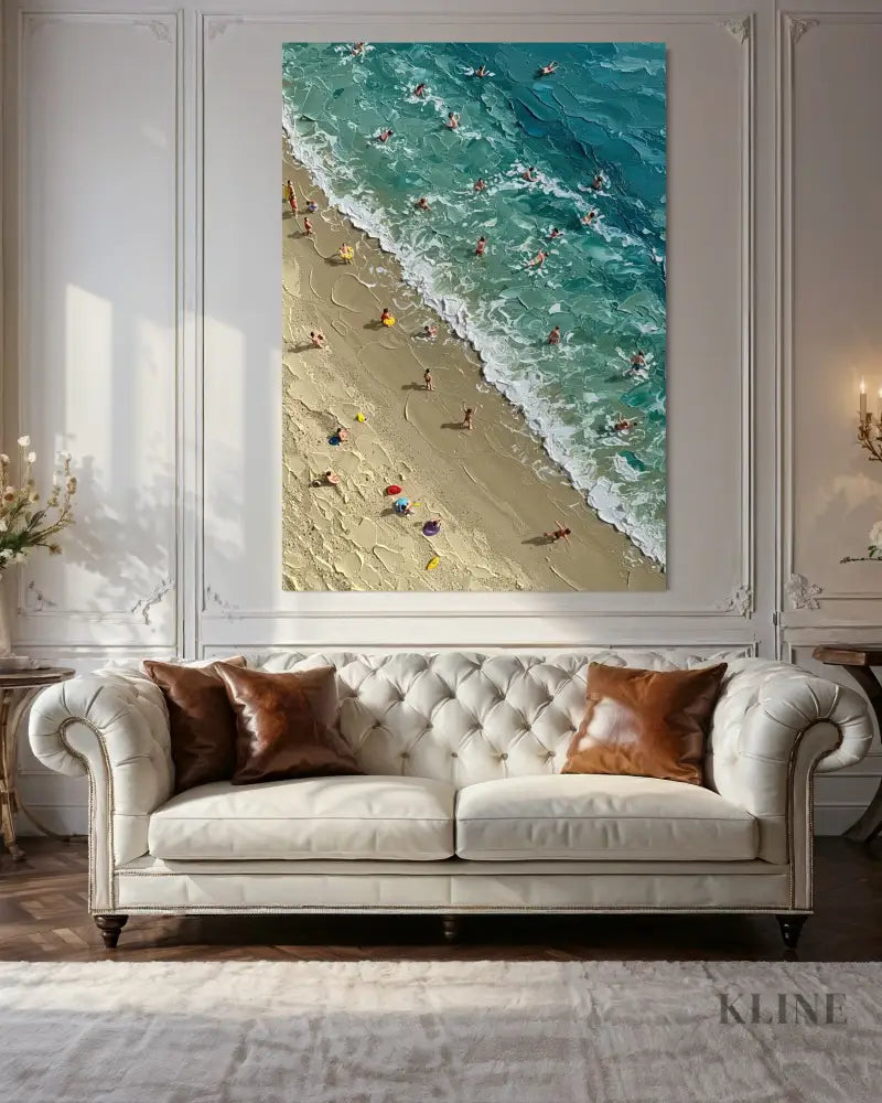 Tides of Happiness - Hand Painting
