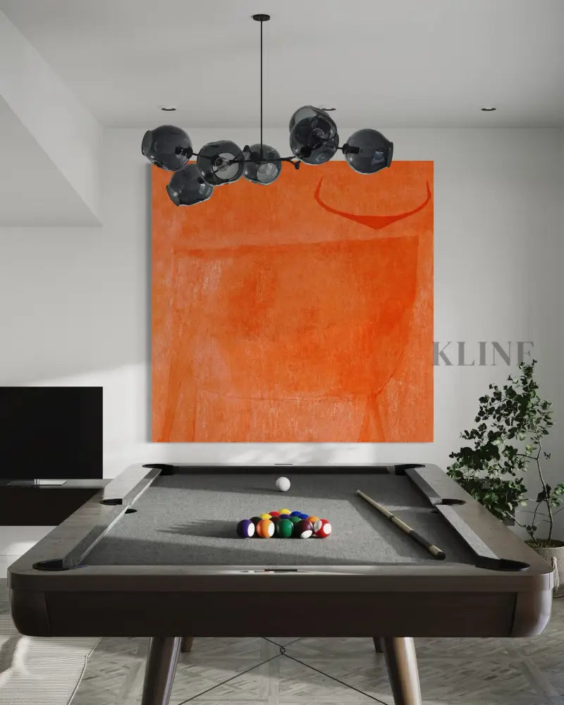 Toro Naranja - Hand Painting