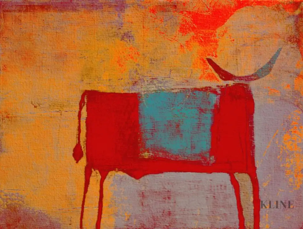 Toro Rojo - Hand Painting