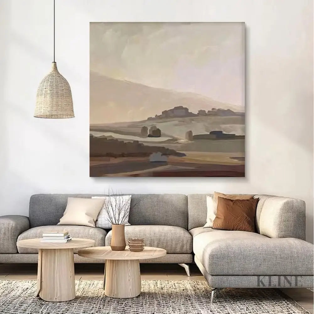 Tranquil Terrain Retreat - Hand Painting