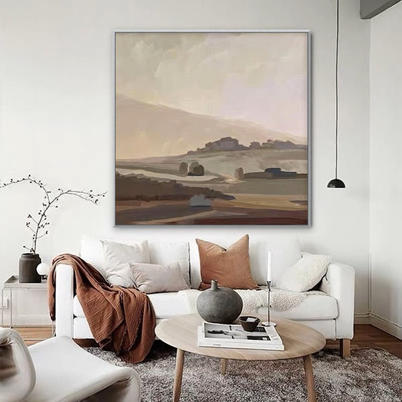 Tranquil Terrain Retreat - Hand Painting