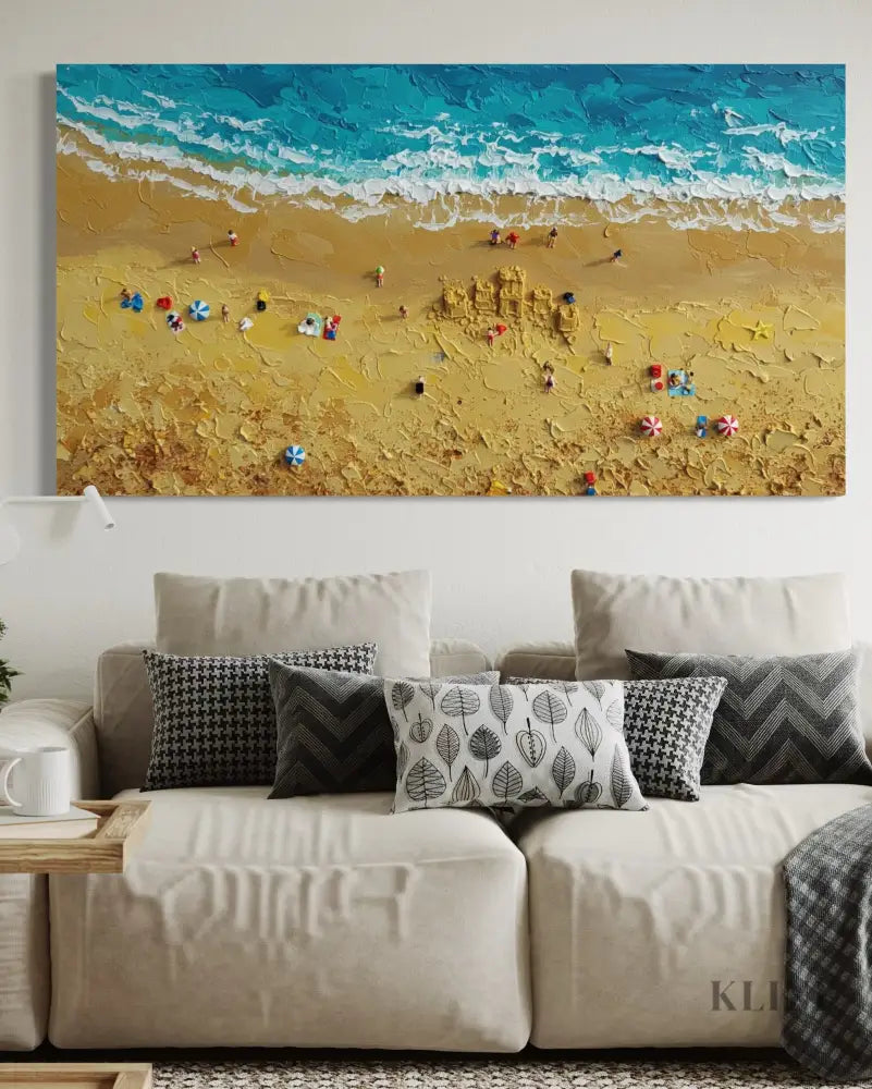 Turquoise Embrace 3 - Hand Painting