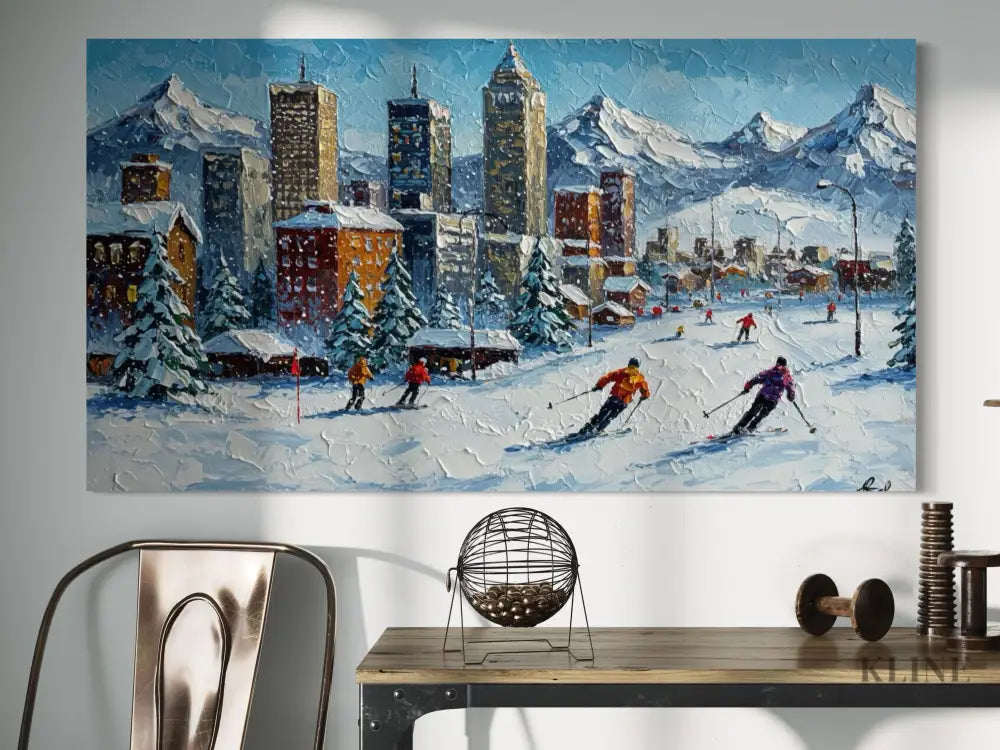 Urban Slopes - Hand Painting
