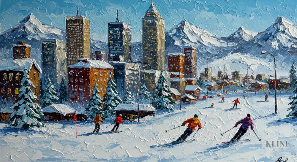 Urban Slopes - Hand Painting