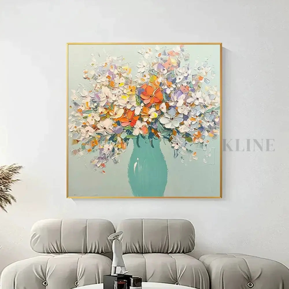 Vase of Blossoms - Hand Painting
