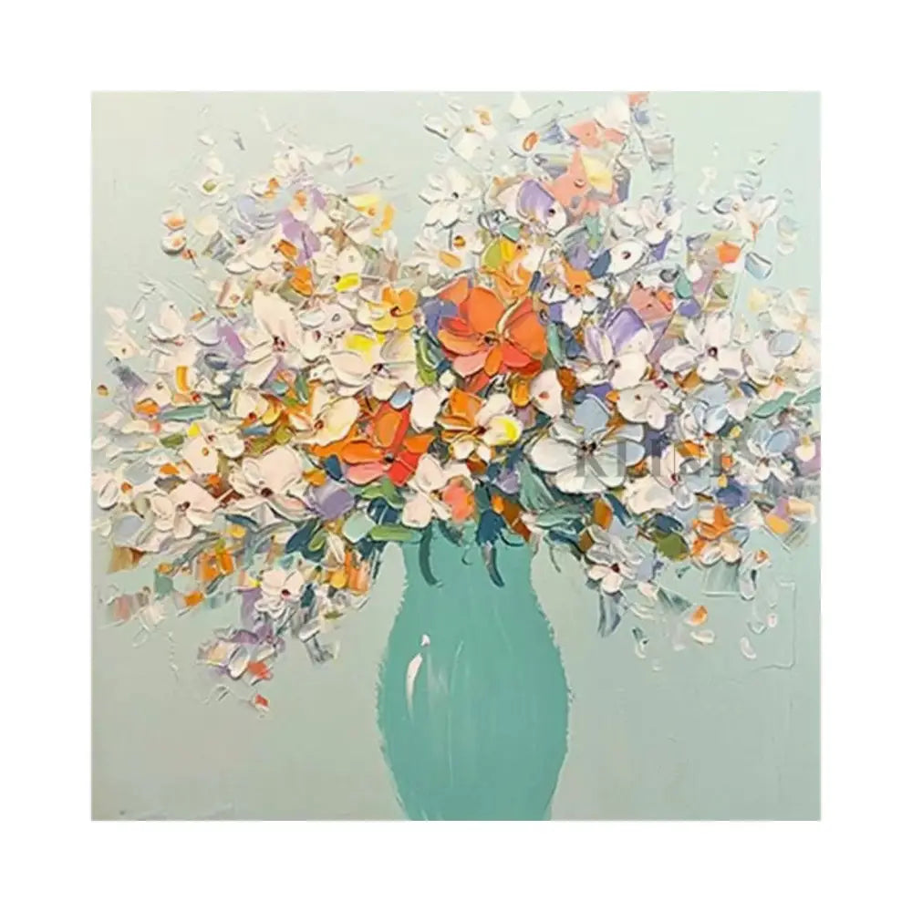 Vase of Blossoms - Hand Painting