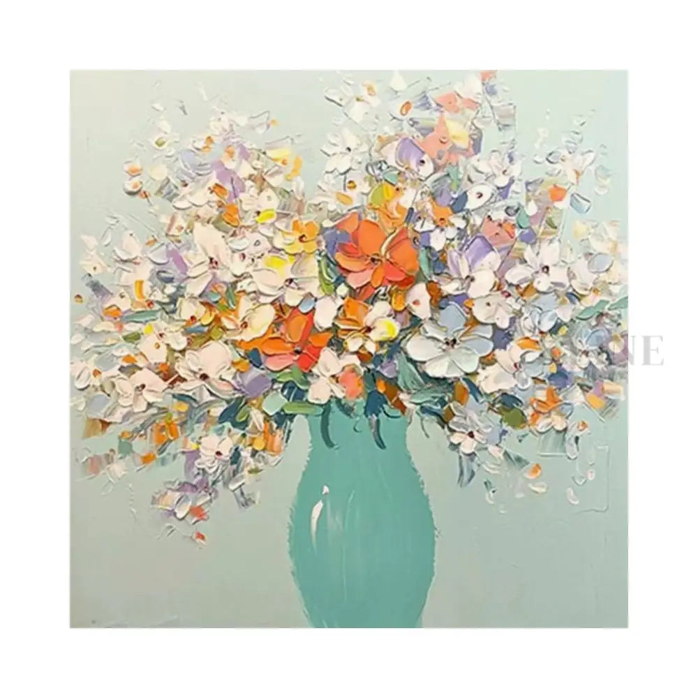 Vase of Blossoms - Hand Painting