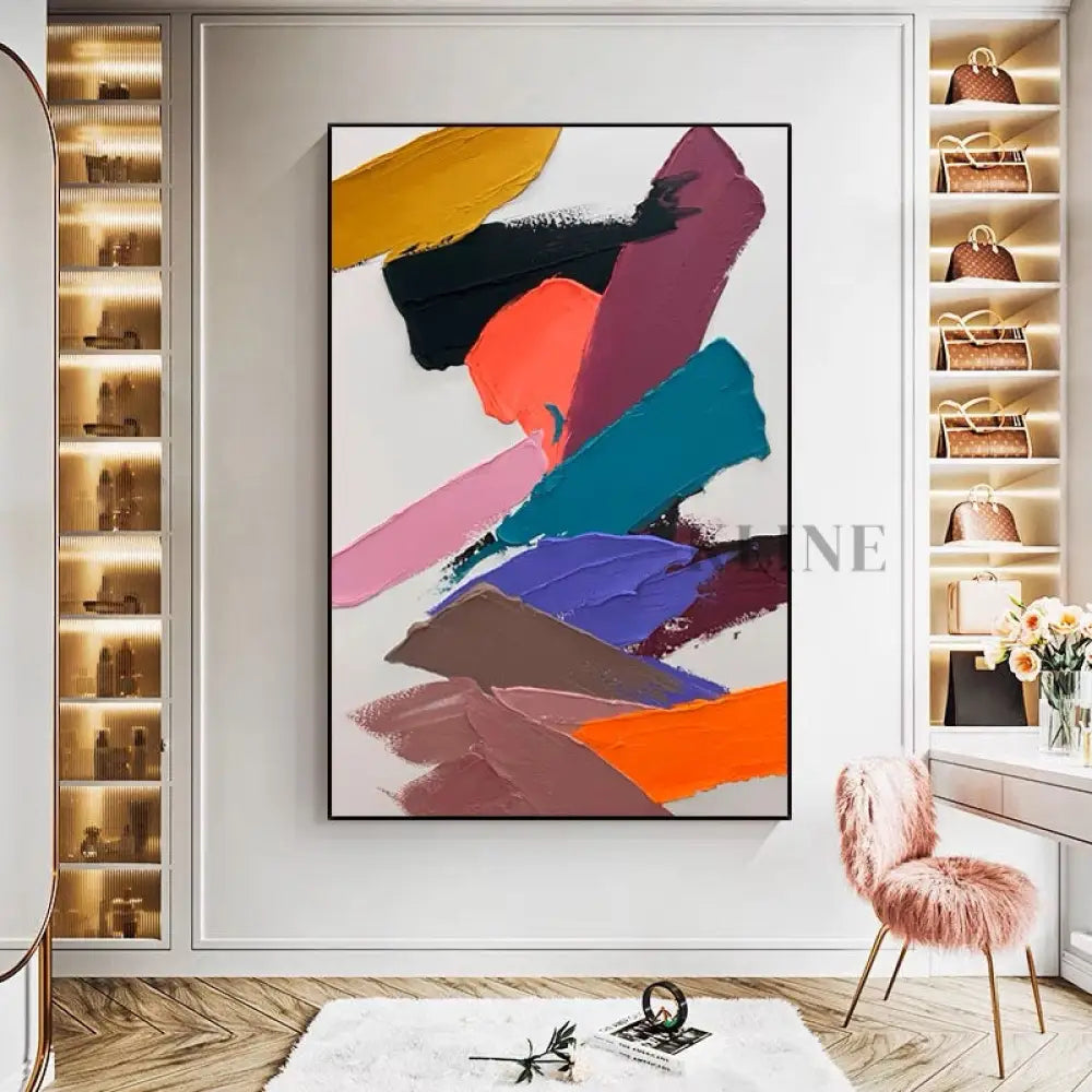 Vibrant Playfulness - Hand Painting