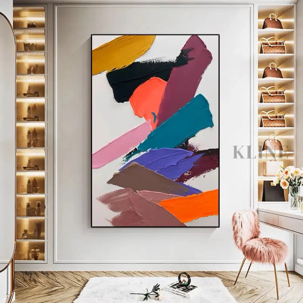 Vibrant Playfulness - Hand Painting