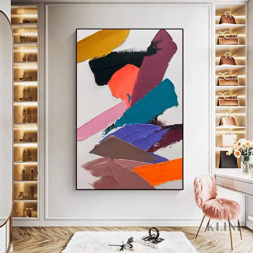 Vibrant Playfulness - Hand Painting
