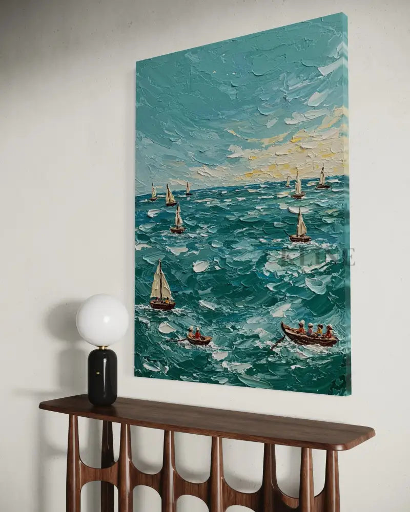 Voyage of Light - Hand Painting