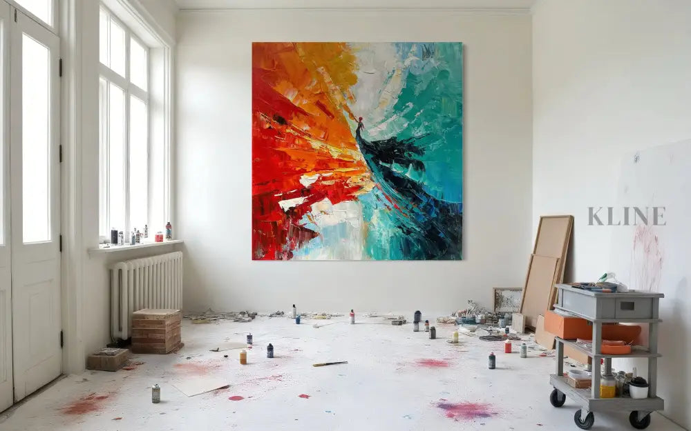 Waltz in a World Gone Wild - Hand Painting