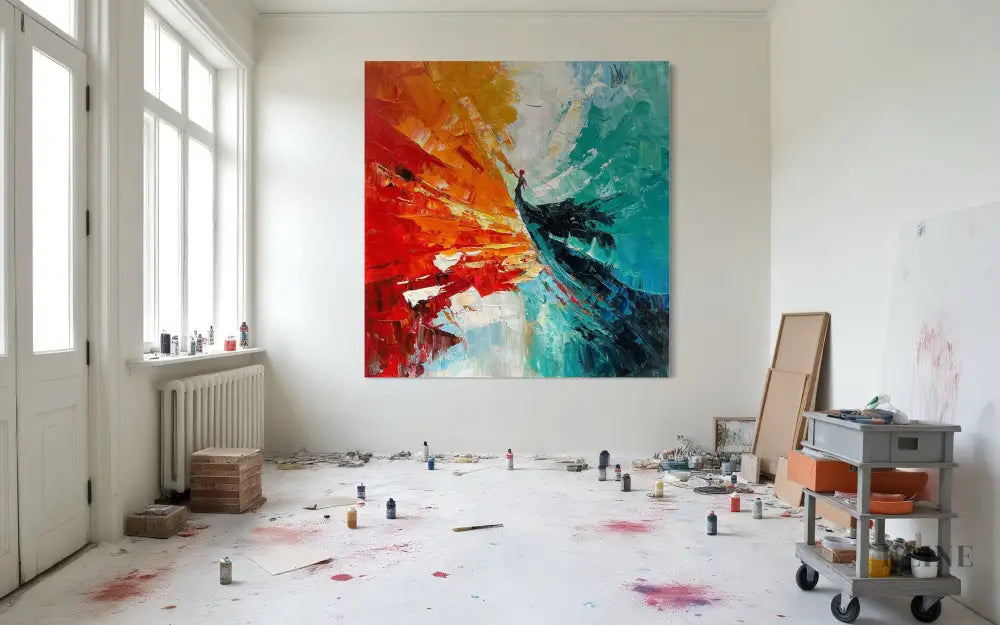 Waltz in a World Gone Wild - Hand Painting