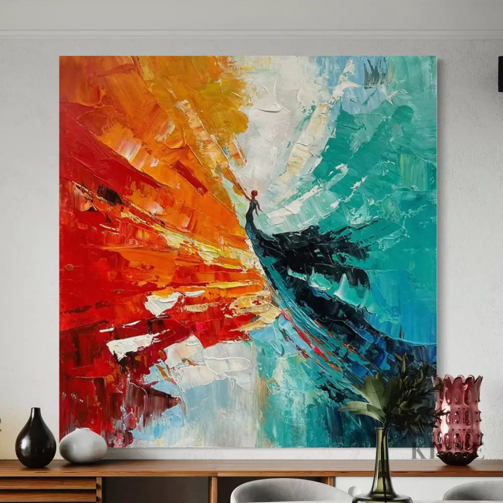 Waltz in a World Gone Wild - Hand Painting