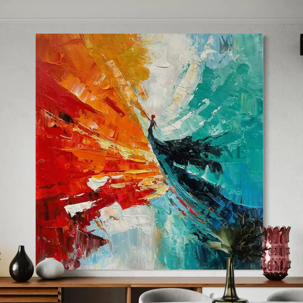 Waltz in a World Gone Wild - Hand Painting