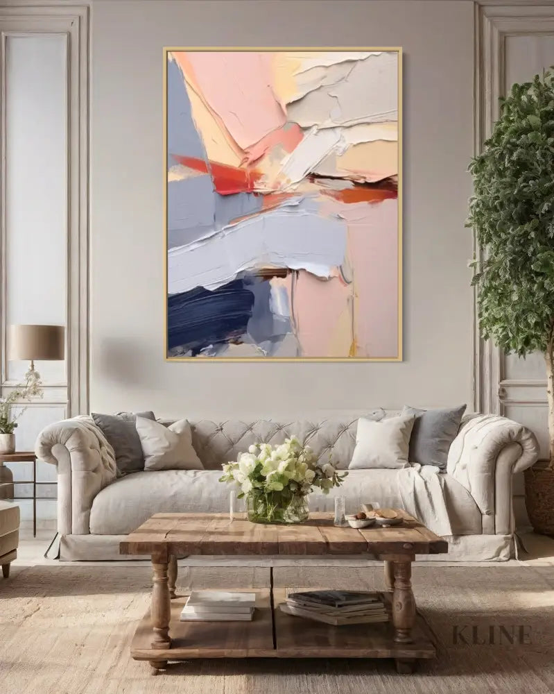 Waves of Tranquility 3 - Hand Painting